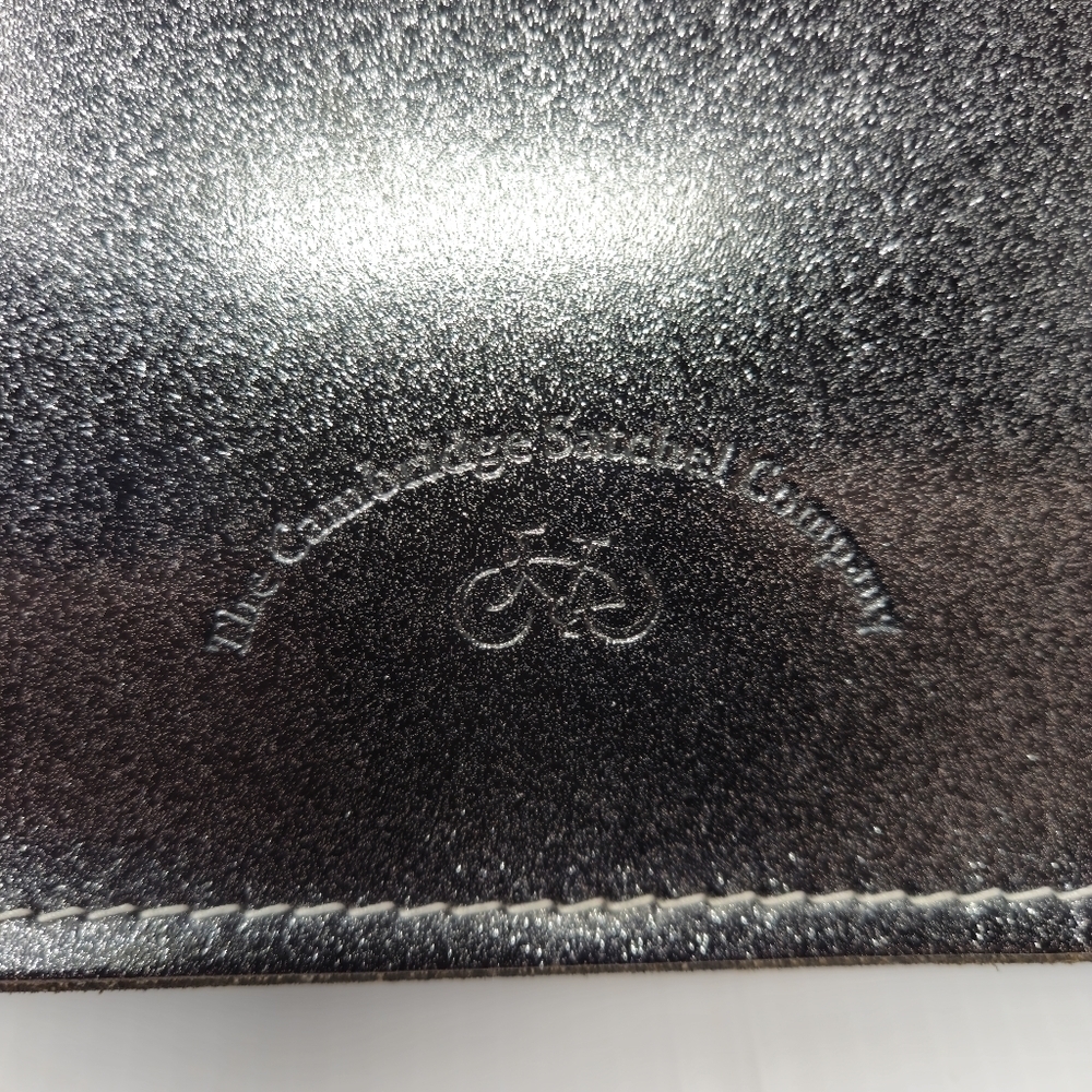 Cambridge Satchel Leather Crossbody Bag Graphite Black Metallic Glitter Sparkle - Picture 13 of 15